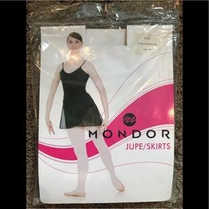 Adult Small Black Wrap Style Ballet Dance Costume Skirt NWT !